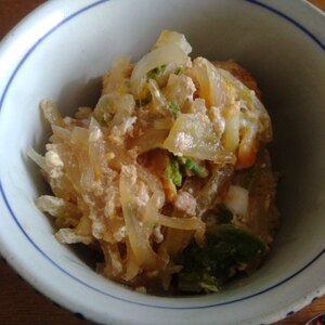 牛こまぎれ他人丼